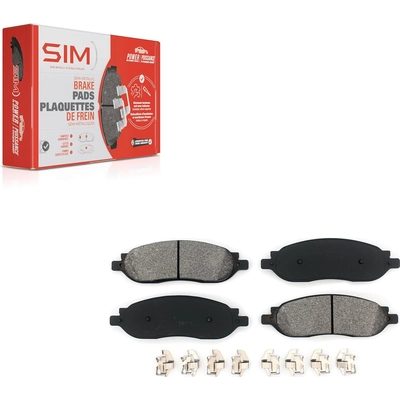 Rear Semi Metallic Pads by SIM - SIM-1068 pa9