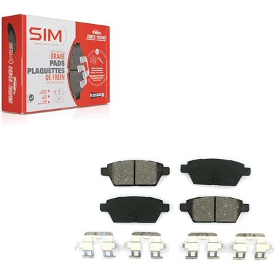 Rear Semi Metallic Pads by SIM - SIM-1161 pa4