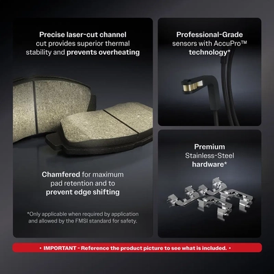 Rear Semi Metallic Pads by SIM - SIM-1170 pa6