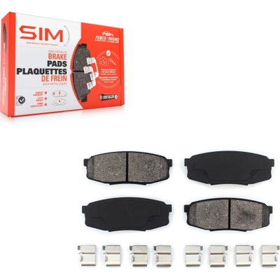 Rear Semi Metallic Pads by SIM - SIM-1304 pa3