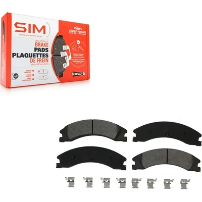 SIM - SIM-1330 - Rear Semi-Metallic Disc Brake Pads pa2