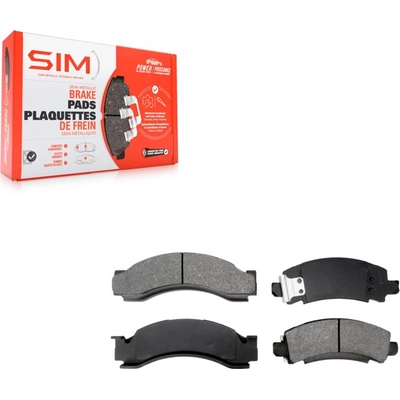 Rear Semi Metallic Pads by SIM - SIM-149 pa2
