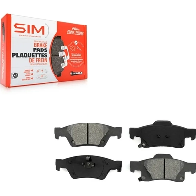 Rear Semi Metallic Pads by SIM - SIM-1498 pa4