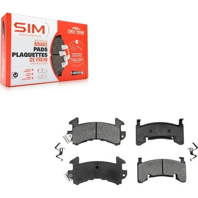 Rear Semi Metallic Pads by SIM - SIM-154 pa2