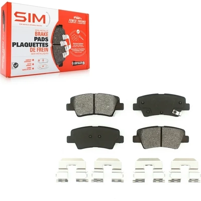 SIM - SIM-1544 - Rear Semi Metallic Pads pa5
