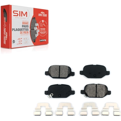 Rear Semi Metallic Pads by SIM - SIM-1569 pa4