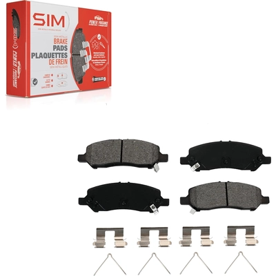 Rear Semi Metallic Pads by SIM - SIM-1647 pa4