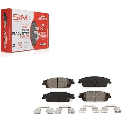 SIM - SIM-1707 - Rear Semi-Metallic Disc Brake Pads pa3
