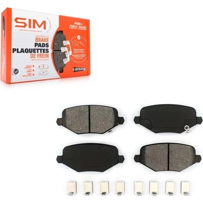 Rear Semi Metallic Pads by SIM - SIM-1719 pa4