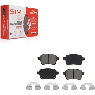 SIM - SIM-1722 - Rear Semi-Metallic Disc Brake Pads pa2