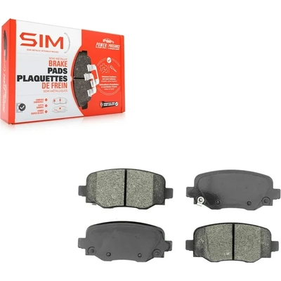SIM - SIM-1734 - Rear Semi-Metallic Disc Brake Pads pa2
