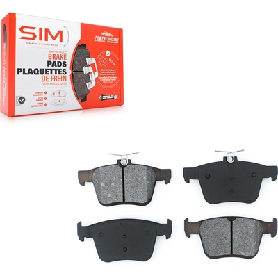SIM - SIM-1761 - Rear Semi-Metallic Disc Brake Pads pa2