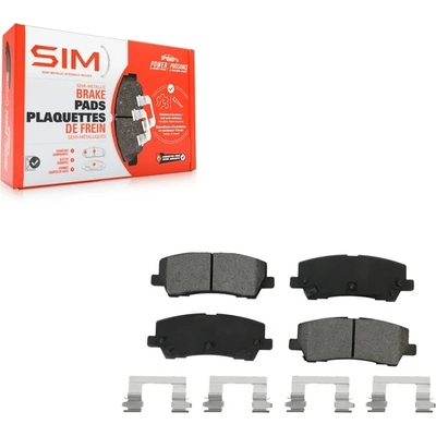 SIM - SIM-1793 - Rear Semi-Metallic Disc Brake Pads pa2