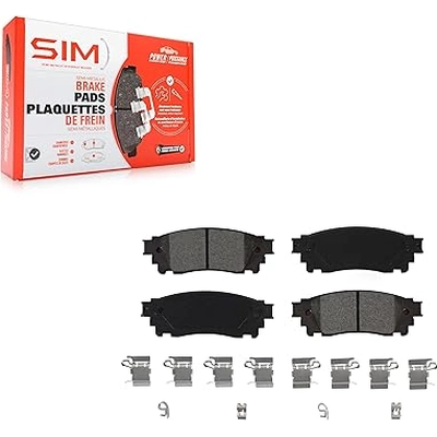 SIM - SIM-1805 - Rear Semi Metallic Pads pa2