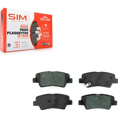 SIM - SIM-1812 - Rear Semi-Metallic Disc Brake Pads pa2
