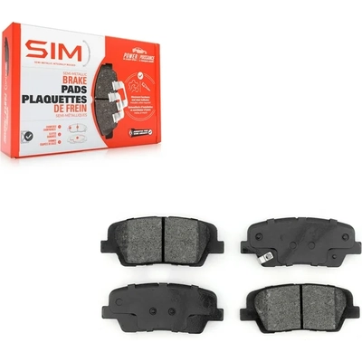 SIM - SIM-1816 - Rear Semi-Metallic Disc Brake Pads pa2