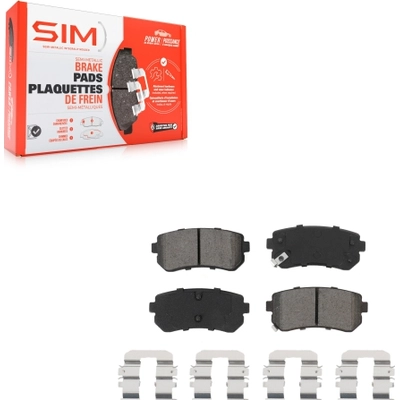 SIM - SIM-1829 - Rear Semi-Metallic Disc Brake Pads pa2