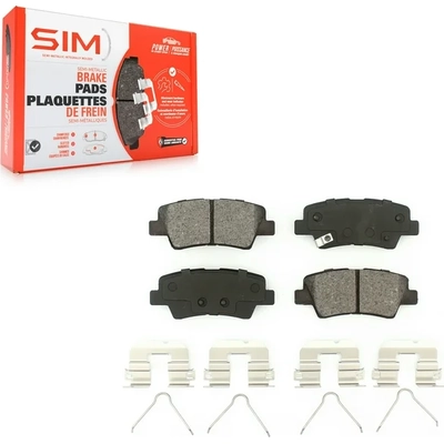 SIM - SIM-1848 - Rear Semi-Metallic Disc Brake Pads pa6