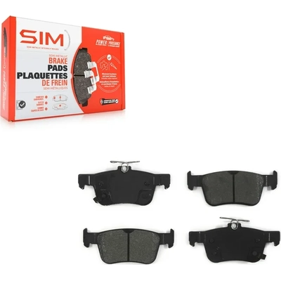 Rear Semi Metallic Pads by SIM - SIM-1878 pa3