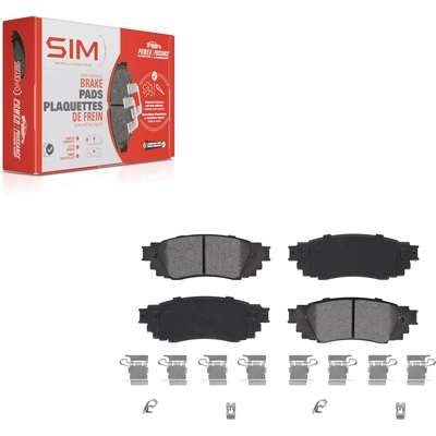 SIM - SIM-1879 - Rear Semi-Metallic Disc Brake Pads pa2