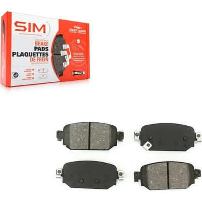 Rear Semi Metallic Pads by SIM - SIM-2042 pa2
