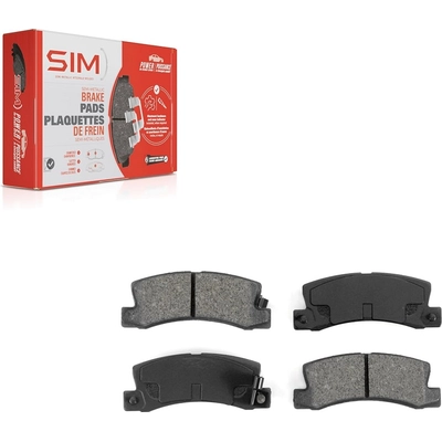 Rear Semi Metallic Pads by SIM - SIM-325 pa3