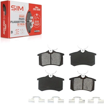 Rear Semi Metallic Pads by SIM - SIM-340 pa3