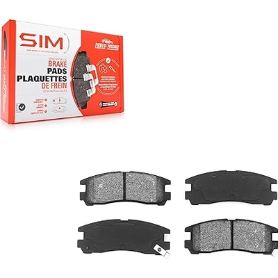 Rear Semi Metallic Pads by SIM - SIM-383 pa4