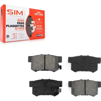 SIM - SIM-537 - Rear Semi Metallic Pads pa4