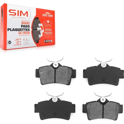 Rear Semi Metallic Pads by SIM - SIM-627 pa3