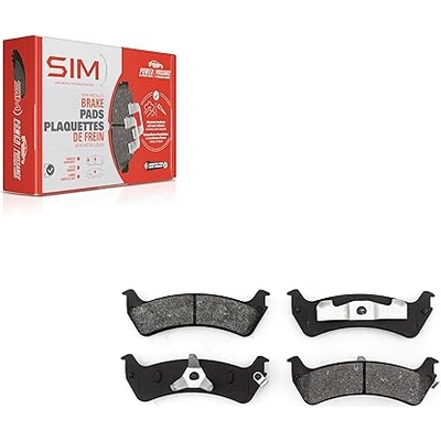Rear Semi Metallic Pads by SIM - SIM-667 pa4