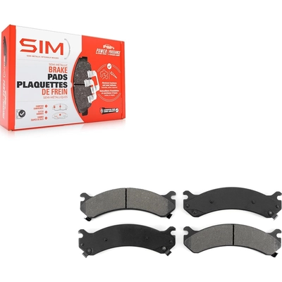 Rear Semi Metallic Pads by SIM - SIM-784 pa3