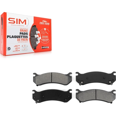 Rear Semi Metallic Pads by SIM - SIM-785 pa4