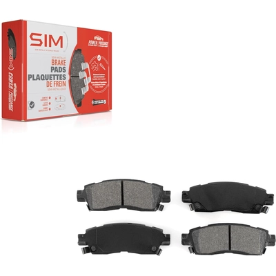 Rear Semi Metallic Pads by SIM - SIM-883 pa10