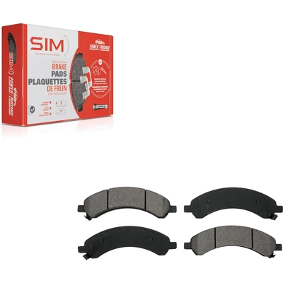 Rear Semi Metallic Pads by SIM - SIM-989 pa5
