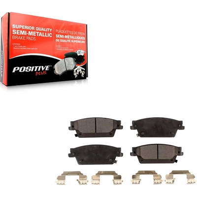 Rear Semi Metallic Pads by TRANSIT WAREHOUSE - PPF-D1020 pa4