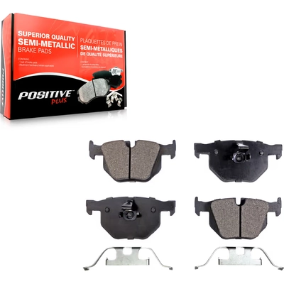 Rear Semi Metallic Pads by TRANSIT WAREHOUSE - PPF-D1042 pa3
