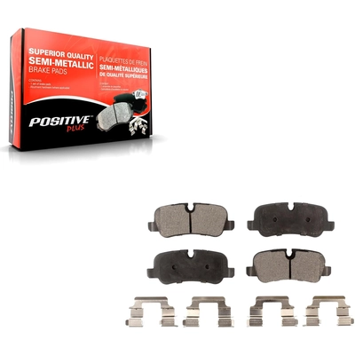 Rear Semi Metallic Pads by TRANSIT WAREHOUSE - PPF-D1099 pa5