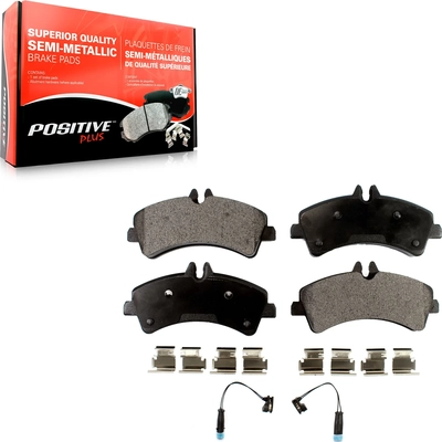 Rear Semi Metallic Pads by TRANSIT WAREHOUSE - PPF-D1318A pa4