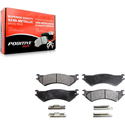 Rear Semi Metallic Pads by TRANSIT WAREHOUSE - PPF-D802 pa4