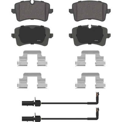 Rear Semi Metallic Pads by WAGNER - ZX1547A pa2