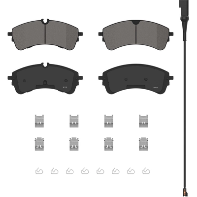 Rear Semi Metallic Pads by WAGNER - ZX2388 pa1