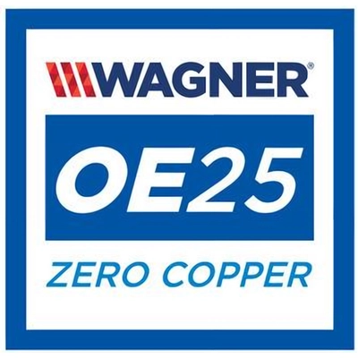 Rear Semi Metallic Pads by WAGNER - ZX1840 pa1