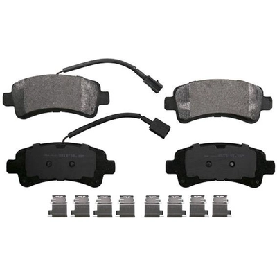 Rear Semi Metallic Pads by WAGNER - ZX1840 pa12