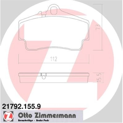 ZIMMERMANN - 217921559 - Disc Brake Pad Set pa2