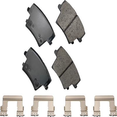 Rear Severe Duty Pads by AKEBONO - SDF1057 pa2