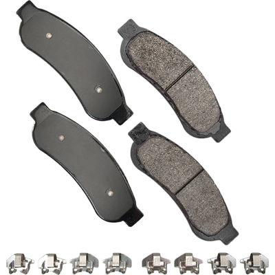 Rear Severe Duty Pads by AKEBONO - SDF1334 pa1