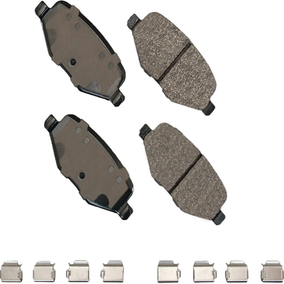 Rear Severe Duty Pads by AKEBONO - SDF1377A pa3