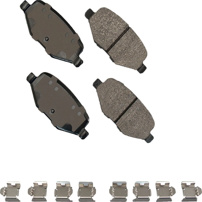 Rear Severe Duty Pads by AKEBONO - SDF1377B pa1