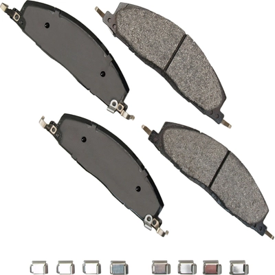 Rear Severe Duty Pads by AKEBONO - SDF1400 pa1